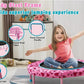 No-Gap 36" Mini Trampoline Toddler Trampoline with Handle for Kids, 36 inch Indoor Garden Small Kid Trampoline Baby Trampolines with Super Safe Cover for Toddlers Ages 2 to 5