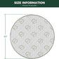 FXW Washable Pee Pads for Dogs, Puppy Pads with Super Absorbent, Specifically Designed for Whelping Box, 32" Round, Khaki, 1 Pack
