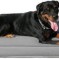 Magic Dog Soft Large Bed Crate Pad Mat, 42 Inches Machine Washable Pet Bed With Non-Slip Bottom, Gray