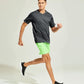MIER Men's Quick Dry Workout Shirts Moisture Wicking Running Athletic Performance T-Shirts Recycled Polyester Top Tee