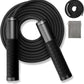 Weighted Jump Rope for Men, Women (1.5LB) - Alloy Steel Handles, Speed Skipping Rope, Gym,Indoor/Outdoor - Fitness, Workout, Boxing - Solid PVC & Cotton Rope