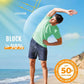 Boladeci Men's Swim Shirt Short Sleeve UPF 50+ Sun Protection SPF UV Moisture Wicking Lightweight Quick Dry Rash Guard