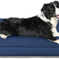 Magic Dog Bed - Soft Crate Pad Mat for Medium/Large Dogs, 36 Inch Machine Washable Kennel Pad with Non-Slip Bottom, Dark Blue