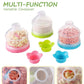Accmor Baby Formula Dispenser, Non-Spill Stackable Formula Dispenser On The Go, Baby & Kids Snack Containers, Formula Container for Travel, BPA Free