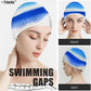 Tripsky Silicone Swim Cap,Comfortable Bathing Cap Ideal for Curly Short Medium Long Hair, Swimming Cap for Women and Men, Shower Caps Keep Hairstyle Unchanged…