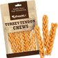 Afreschi Turkey Tendon Braided Stick 3.5 oz, Dog Treats for Classic Series, All Natural Human Grade Dog Treat, Suitable for Training chew, USA-Sourced Turkey Tendon, Rawhide Alternative