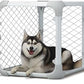 DIGGS Evolv Dog Crate - Slim, Durable Dog Kennel with Removable Ceiling Panel and Modular Design - Safe, Stylish, and Convenient (Ash, Medium)
