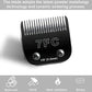 7F Blades Dog Grooming Blades Compatible with Andis/Oster A5/Wahl KM-10 Series Dog Clippers,Detachable Clipper Replacement Blade,Black (7FC/2PCS)