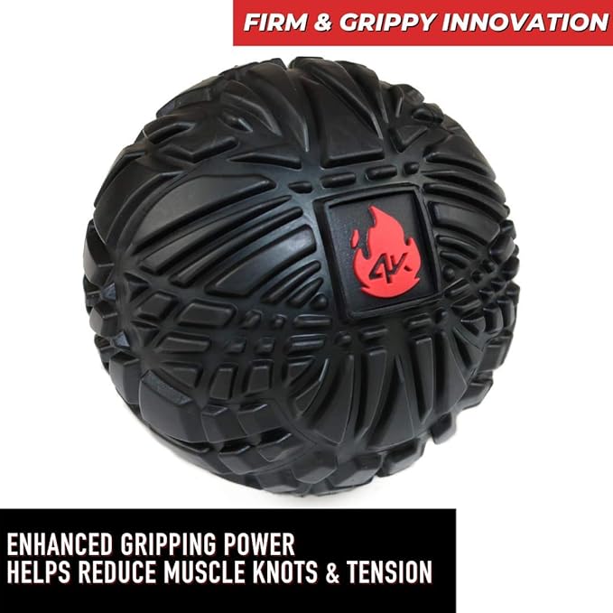 4KOR Massage Balls for Trigger Point Therapy - Myofascial Release Ball - Muscle Relief for Back, Neck, Shoulder, Foot Pain - Fitness Massage Balls for Mobility - Deep Tissue Release Ball
