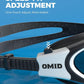 OMID Swim Goggles, P2 Polarized Swimming Goggles for Men Anti-fog Goggles Swimming for Adult Women