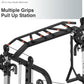 DONOW Smith Machine with Weight Stacks Power Cage Squat Rack Dual Cable Crossover Machine Home Gym Systems Station LAT Pull Down