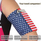 Running Phone Armband for Men Women,Universal Arm Bands for Phones Below 7.5 Inches,Waterproof Cell Phone Armband for Hiking,Running,Cycling,Climbing(Star Stripes S)