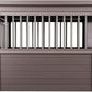 New Age Pet ECOFLEX Dog Crate End Table - Furniture-Style Pet Crate for Crate Trained Dogs - Stainless Steel Tubing & a Latched Closure - 10 Year Manufacturer's Warranty, Medium