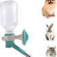 Choco Nose Patented No-Drip Water Bottle/Feeder for Puppies/Toy-Small Breed Dogs/Rabbits/Cats/Chinchillas and Other Small Pets and Animals - for Cages or Crates 10.2 oz. Nozzle 13mm, Aqua (C528)