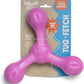 WEST PAW Zogoflex Air Skamp Tug-of-War Stick Dog Chew Toy – Hollow, Squishy Interactive Toy for Dogs, Puppies – for Chewing, Catch, Carry, Fetch, Dishwasher Safe, Latex-Free, Large 8.5", Hot Pink