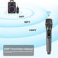 Aveek Wireless Microphone for Karaoke, 2.4GHz Rechargeable Karaoke Microphone(Work 10hs), for Speaker, Karaoke Machine,Church, Speech, Wedding, Party Singing, Grey,1 Pack