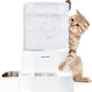 PAWGETHER® Gravity Automatic Pet Water Dispenser with 1 Filter for Cats and Small Dogs 1 Gallon/3.5L Auto Pet Waterer Dog Water Dispenser, Easy to Fill