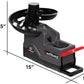 Furlihong 691BH Baseball Softball Toss Machine, Foot-Operated, No Power Needed, 4 Adjustable Gears, Includes 2 Ball Chutes, 1 PU Baseball & 1 PU Softball