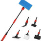 hygger Easy Clean Fish Tank Cleaner, 6 in 1 Aquarium Cleaning Tools Kit with Extendable Handle Algae Scraper Sponge Scrubber Firm Scrub Brush Fish Net Gravel Rake for Acrylic & Glass Tank