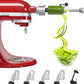 Spiralizer Attachment Compatible with KitchenAid Stand Mixer, Comes with Peel, Core and Slice, Not KitchenAid Brand Spiralizer Attachment (5 Blades)