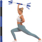 Fitness Exercise Bar,Elastic Fitness Bar,High Frequency Vibration Training Fat Buring Workout Bar for Yoga Pilates Sports,Power Twister for Arm,Abdominal Muscles Strength Exercises In Home Gym