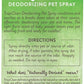 TropiClean Dog Perfume, Long Lasting Baby Powder Cologne, Deodorizing Spray for Smelly Dogs, After Bath Detangling Spray with Vitamin E, Safe for Cats, 8oz.
