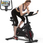 Exercise Bikes Stationary,Exercise Bike for Home Indoor Cycling Bike for Home Cardio Gym,Workout Bike with Ipad Mount & LCD Monitor,Silent Belt Drive