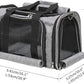 Pet Carrier Bag for Small Medium Cats Dogs Puppies up to 26 Lbs,Steel Frame Dog Carrier,pricacy-Oriented cat Carrier,Collapsible pet Carrier for Easy Storage (Grey, Large:20.9"X12.6"X12.6")