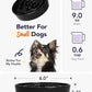 LE TAUCI Ceramic Slow Feeder Dog Bowls Small Breed, 0.6 Cups Dog Food Dish for Fast Eaters, Puzzle Bowl for Small Dogs and Cats,Skull Black
