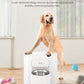 Automatic Dog Feeder for Large Breed, 15L/ 63Cups Vacuum-Sealed Storage & Timed Auto Dog Food Dispenser 2in1, Airtight 100% Freshness, Anti-Blockage, Support up to 22mm Pet Food, Stainless Steel Bowl