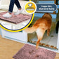 Muddy Mat® AS-SEEN-ON-TV Highly Absorbent Microfiber Door Mat and Pet Rug, Non Slip Thick Washable Area and Bath Mat Soft Chenille for Kitchen Bedroom Indoor and Outdoor - Light Pink 24" x 72"