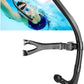 Swim Snorkel for Lap Swimming,Adult Swimmers Snorkeling Gear for Swimming Snorkel Training in Pool and Open Water,Snorkle Center Mount Silicone Mouthpiece One-Way Purge Valve