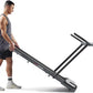 Sunny Health & Fitness Strider Foldable Treadmill, 20-Inch Wide Running Belt with Optional Exclusive SunnyFit™ App and Enhanced Bluetooth Connectivity