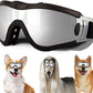 Medium Dog Sunglasses with Adjustable Strap UV Protection, Winproof Puppy Sunglasses, Suitable for Dogs Eyes Protection，Soft Dog Goggles