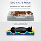 FURTIME Orthopedic Dog Bed for Small Dogs - Waterproof Dog Sofa Beds Small, Supportive Foam Pet Couch Bed with Removable Washable Cover, Waterproof Lining and Nonskid Bottom, Light Grey