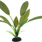 2-Pack 12 Inch Aquarium Silk Aquarium Plants, Artificial Plastic Plant for Small Tank, Goldfish, Fish Hides (Green C, 12 Inch)