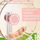 Super Silent Hamster Wheel 10.4 Inch, Magnetic Large Rat Wheel for Chinchilla, Gerbil, Guinea Pig, Cat, Mouse, Sugar Glider and Dwarf, Syrian Hamster Accessories (Peach Pink)