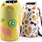 Dry Bag Waterproof,10L Roll Top Backpack Floating Dry Bag for Kayaking Boating Swimming Hiking Camping Outdoor Activities,Yellow Pineapple