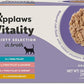 Applaws Vitality Wet Cat Food in Broth, Natural Canned Cat Food, Wet Food for Cats with Added Vitamins and Minerals, Grain Free, Carrageenan Free, Variety Selection in Broth (24 Count, 2.47 oz Cans)