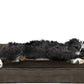 Furhaven Cooling Gel Dog Bed for Large/Medium Dogs w/ Removable Bolsters & Washable Cover, For Dogs Up to 55 lbs - Plush & Suede Sofa - Espresso, Large