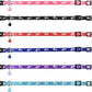 Personalized Breakaway Cat Collars Glow-in-The-Dark with ID Tag, Bell - Safety Quick - Release, Customizable for Female Male Kittens & Cats (Navy)