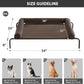 RRPETHOME Large Elevated Cooling Dog Bed, Raised Dog Cot Beds for Large Dogs, Elevated Outdoor Pet Cot, Chew Proof Portable Cooling Pet Cot with Skid-Resistant Feet and Breathable Mesh