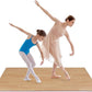Ballet Dance Floor for Home Practice – 6'x3.9' Portable Ballet Floor - Vinyl Mat, Non-Slip, Cushioned 0.2" for Barre & Floor Practice, Easy to Clean