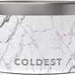 Coldest Dog Bowl - Anti Rust Metal, Non Slip, 3 Layers Insulated Stainless Steel Dog Bowls - Spill Proof & Heavy Duty - Water Bowl for Dogs, Cats & Pets, Dish Washer Safe (200 oz, Carrara Marble)