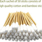Long Cotton Swabs for Dog Ear Cleaning, 200pcs, 4.7 Inch Biodegradable Cotton Tips, Ideal for Ear Care & Wound Treatment, Portable Size, Eco-Friendly