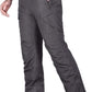 FREE SOLDIER Men's Waterproof Snow Insulated Pants Winter Skiing Snowboarding Pants with Zipper Pockets