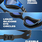 ZIONOR G1 Nava Super Anti-Fog Unisex Swim Goggles Mirror/Bright Smoke Lens