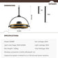 Orison 24.8'' Waterproof Outdoor Ceiling Fan, 6 Speed Ceiling Mounted Plug-In Cord Garage Fan with Remote&APP, 360-degree Manual Vertical Rotation, Hook hanging for Gazebo, Patio, Pergola (Yellow)
