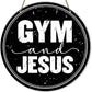 Gym Sign Decor, Home Gym Sign, Workout Room Fitness Room Decor Gym Sign Decoration, Gym Gift for Trainer Exercise Lover, Gym And Gym