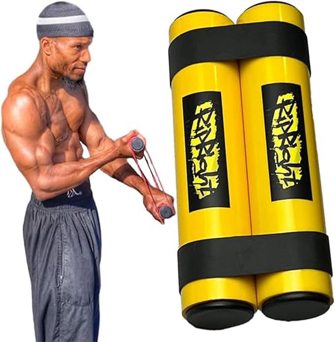 RipStick, Workout Equipment for Joint Rehab, Shoulder and Resistance Training, Muscle Building and Core Workout Equipment with 6 Adjustable Resistance Bands